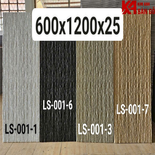 Tấm Ốp PU Giả Đá Vân Thẳng LS001-3